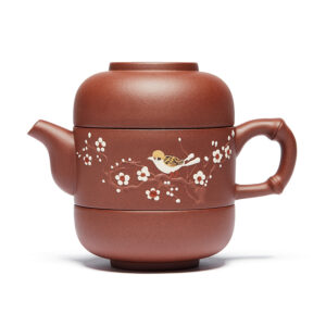 TSB16BB008 v1 Authentic Chinese Yixing Travel Tea Set for 2