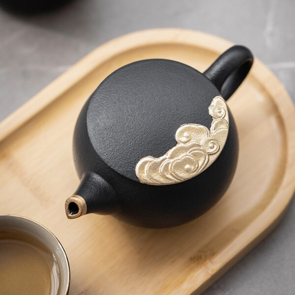 TSB16BB011 2 Cloud Chinese Travel Tea Set Ceramic