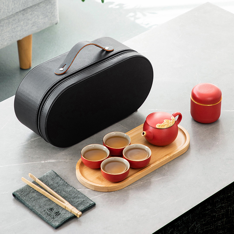 Cloud Chinese Travel Tea Set Ceramic - Teasetbox.com