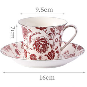 TSB16BB025 D5 Classic Athenian Rose Cup and Saucer Porcelain