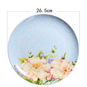 TSB17BB001 d3 Flower Side Plate Set Bone China Dish 3 Pieces