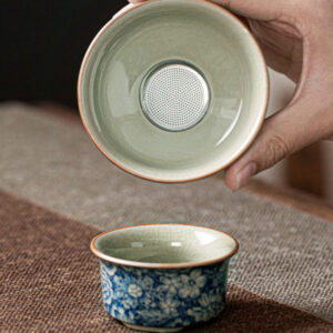 TSB17BB007 B7 Vintage Chinese Gongfu Tea Set Porcelain Blue and White