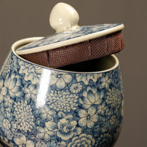 TSB17BB007 D11 Vintage Chinese Gongfu Tea Set Porcelain Blue and White