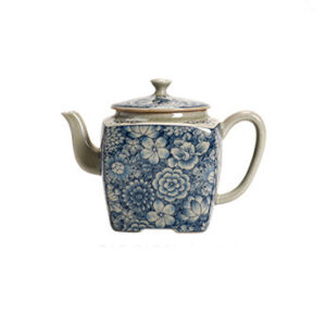 TSB17BB007 D13 1 Vintage Chinese Gongfu Tea Set Porcelain Blue and White