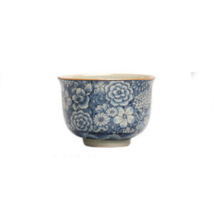 TSB17BB007 D13 4 Vintage Chinese Gongfu Tea Set Porcelain Blue and White