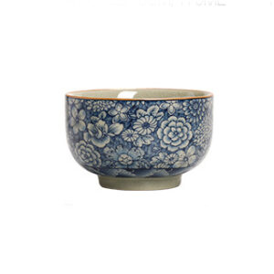 TSB17BB007 D13 5 Vintage Chinese Gongfu Tea Set Porcelain Blue and White