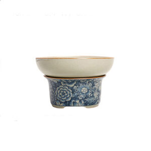 TSB17BB007 D13 6 Vintage Chinese Gongfu Tea Set Porcelain Blue and White