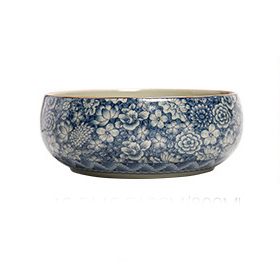 TSB17BB007 D13 8 Vintage Chinese Gongfu Tea Set Porcelain Blue and White