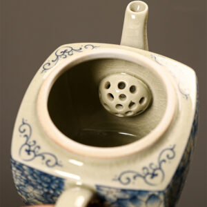 TSB17BB007 D4 Vintage Chinese Gongfu Tea Set Porcelain Blue and White