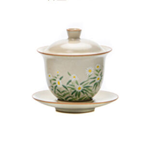 TSB17BB009 D5 Daisy Chinese Kung Fu Tea Set Ceramic