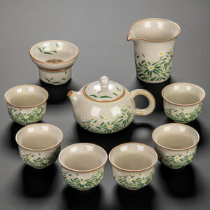 TSB17BB009 V1 Daisy Chinese Kung Fu Tea Set Ceramic