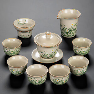 TSB17BB009 V2 Daisy Chinese Kung Fu Tea Set Ceramic