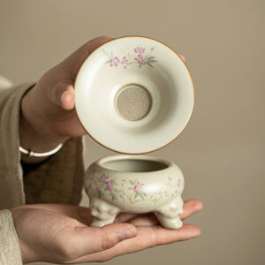 TSB17BB010 D5 Peach Branch Porcelain Chinese Kung Fu Tea Set