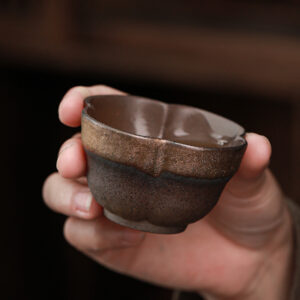 TSB17BB013 D2 Pumpkin Japanese Tea Set Pottery Teapot Set