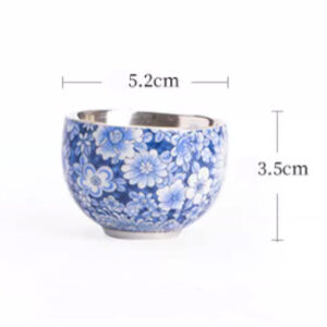 TSB17BB019 D5 Blue White Chinese Gongfu Tea Set Porcelain Teapot Set