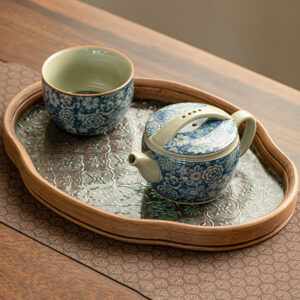 TSB17BB020 V1 1 Floral Chinese Tea Set Ceramic Blue and White