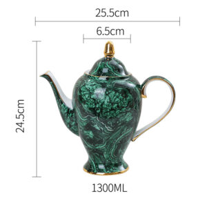 TSB18BB020 D3 1 Green English Tea Set Porcelain Teapot Set