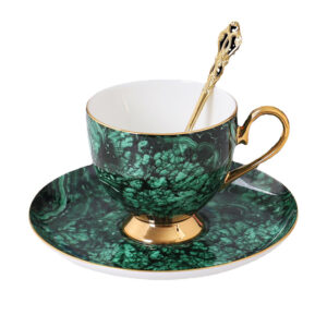 TSB18BB020 D3 2 Green English Tea Set Porcelain Teapot Set