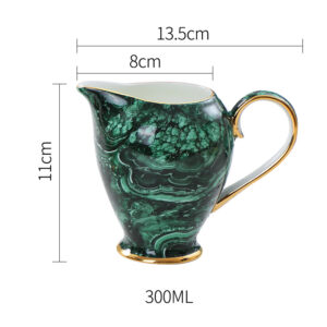 TSB18BB020 D3 3 Green English Tea Set Porcelain Teapot Set