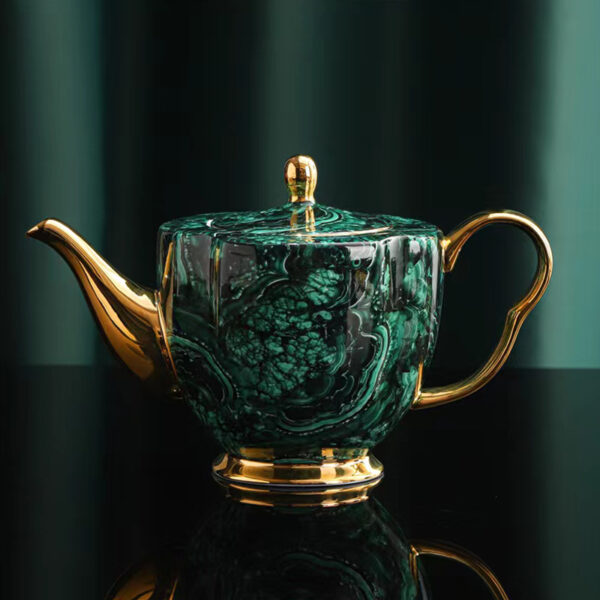 TSB18BB021 B6 Luxury English Tea Set Porcelain Teapot Set Green