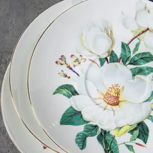 横井 巴、「TEA CUP AND FLOWER」カラーメゾチント画集 横井 巴、「TEA CUP AND FLOWER」カラーメゾチント画集 横井 巴