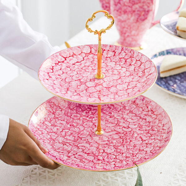TSB19BB015 5 Delicate Cake Stand Tiered Serving Tray