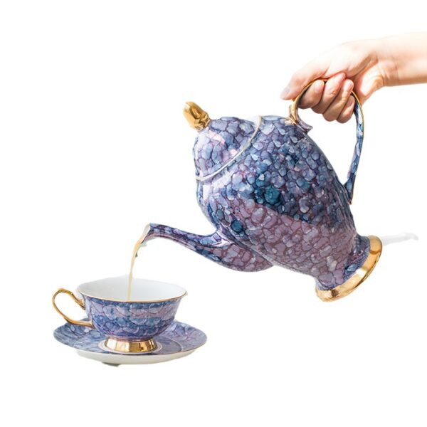 TSB19BB016 2 Luxury Teapot Set Bone China Coffee Tea Set