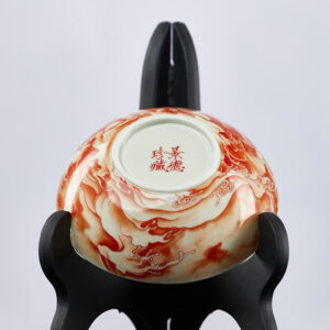 TSB19BB018 3 1 Chinese Dragon Tea Set Porcelain Gaiwan Tea Set