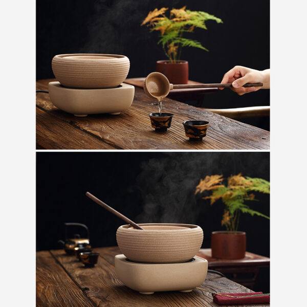 TSB1BB004 3 Yellow Japanese Sencha Tea Set Ceramic