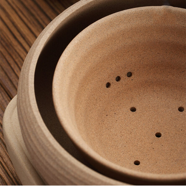 TSB1BB004 5 Yellow Japanese Sencha Tea Set Ceramic