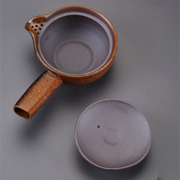 TSB1BB005 6 Vintage Japanese Teapot and Tea Stove Set Ceramic