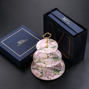 TSB1BB008 ddd1 Pink Bird British Tea Set Bone China Coffee Set