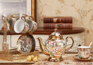 TSB1BB009 DD1 European Coffee Set Full English Tea Set Porcelain