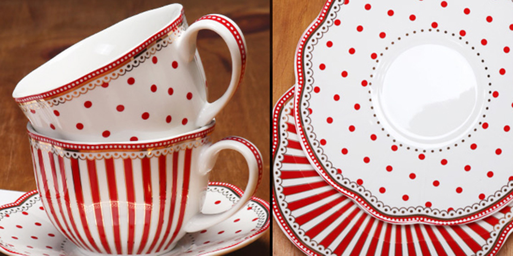 TSB20BB006 D2 Modern English Tea Set Porcelain Teapot Set for 4