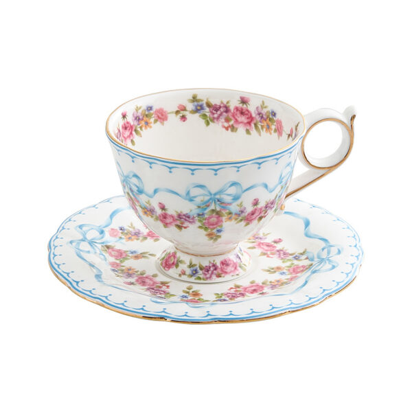 TSB20BB008 5 Floral English Tea Set Bone China Vintage Teapot Set