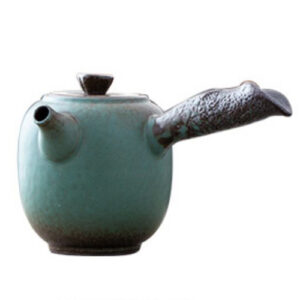TSB20BB009 D4 1 Lotus Japanese Tea Set Handmade Ceramic Teapot Set