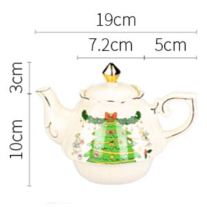 TSB21BB002 D2 e1712743062198 Christmas Tea Set for One Porcelain Teapot Set
