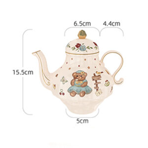 TSB21BB006 D8 Bear Tea for One Set Porcelain Teapot Set