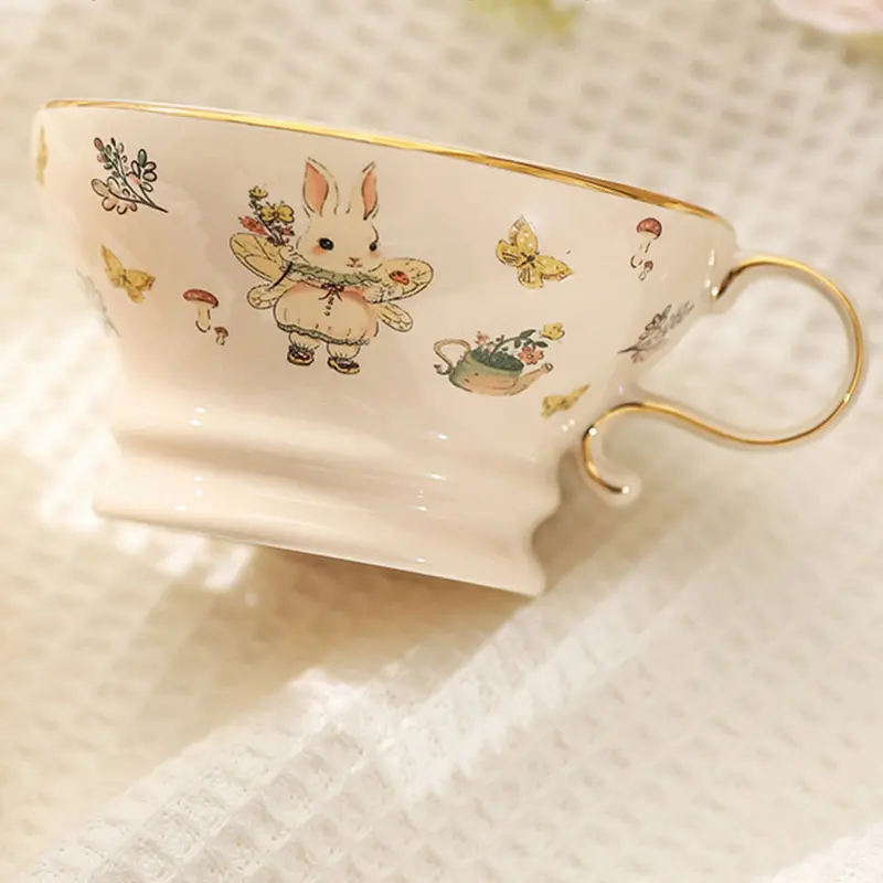 Bunny Tea Set for One Porcelain Teapot Set - Image 6
