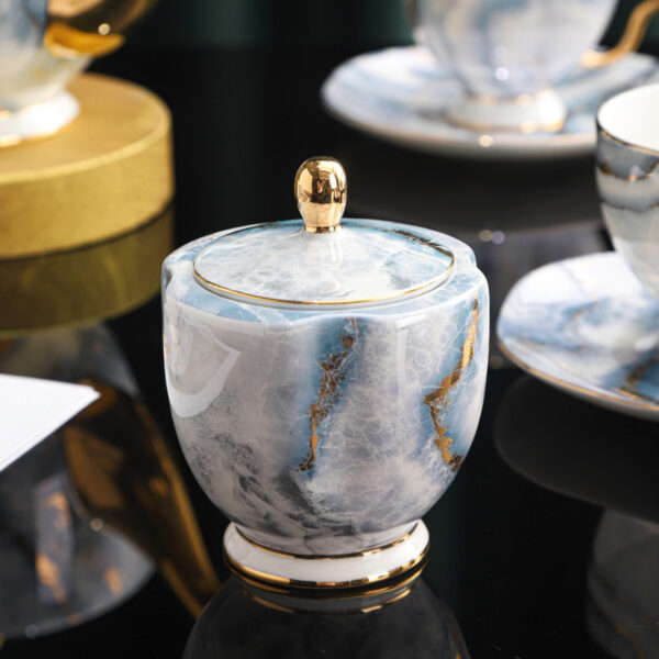 TSB21BB021 4 Exquisite English Tea Set Bone China Teapot Set 15 Pieces