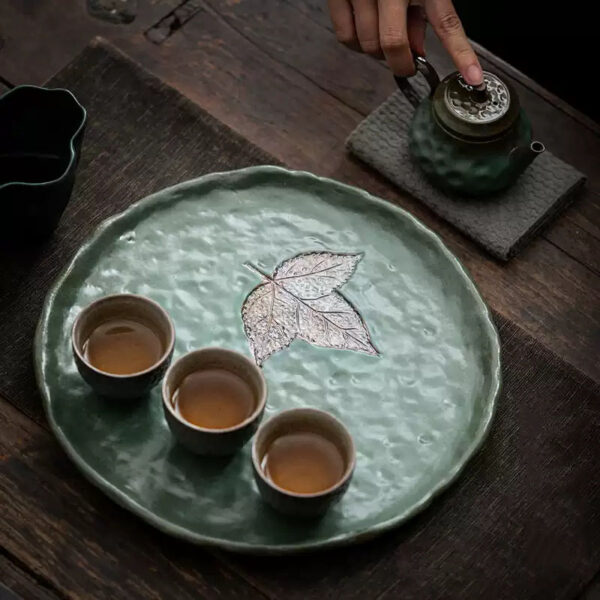 TSB26BB015 8 Maple Chinese Gongfu Tea Set with Tray