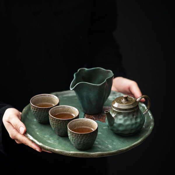 TSB26BB015 F Maple Chinese Gongfu Tea Set with Tray