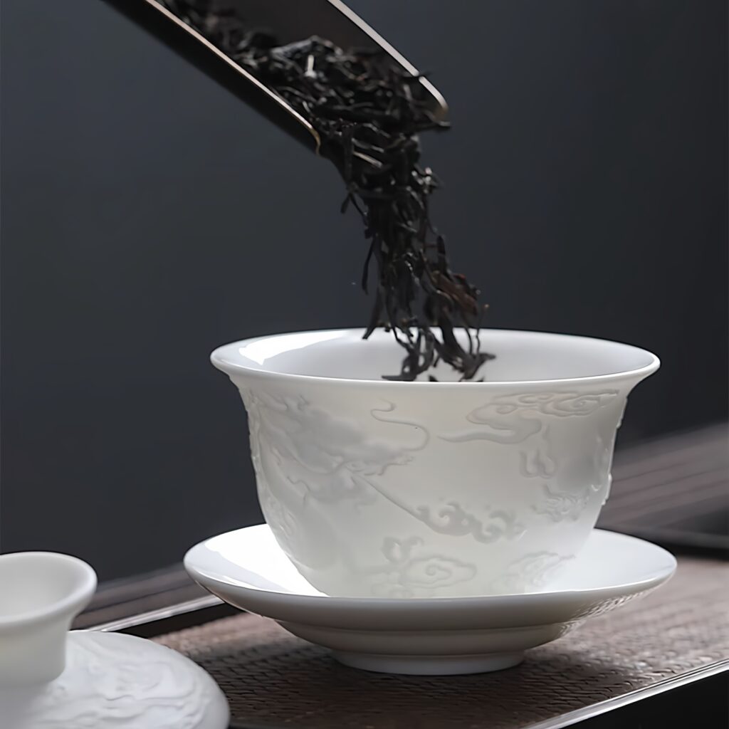 Exquisite Chinese Dragon Relief Gongfu Tea Set - Teasetbox.com