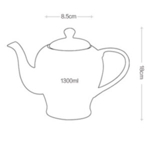 TSB2BB001 teapot Floral British Tea Set Vintage Bone China Teapot Set