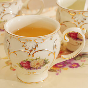 TSB2BB003 d2 8-Piece Luxury English Tea Set Porcelain British Teapot Set