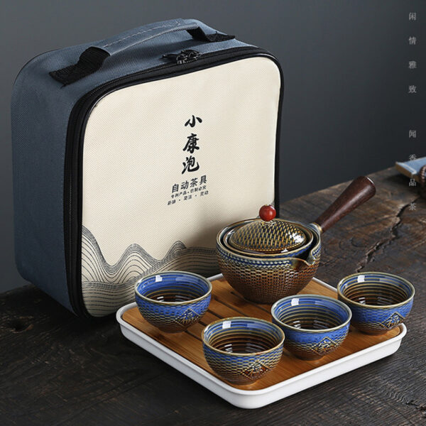 TSB3BB005 1 7-Piece Popular Chinese Travel Tea Set for Gongfu Cha