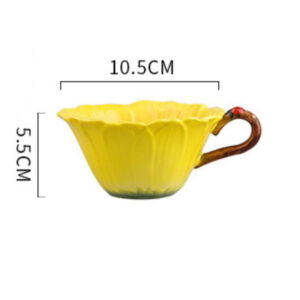 TSB4BB003 d5 Floral Enamel English Tea Set Porcelain Teapot Set