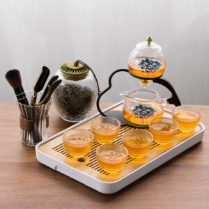 TSB6BB003 vvv6 Automatic Tea Set Glass Lazy Tea Service