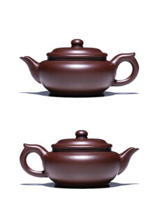 TSB6BB012 dd1 Pure Chinese Bian Fu Yixing Teapot with Cups 7.8 Oz 5 Pieces