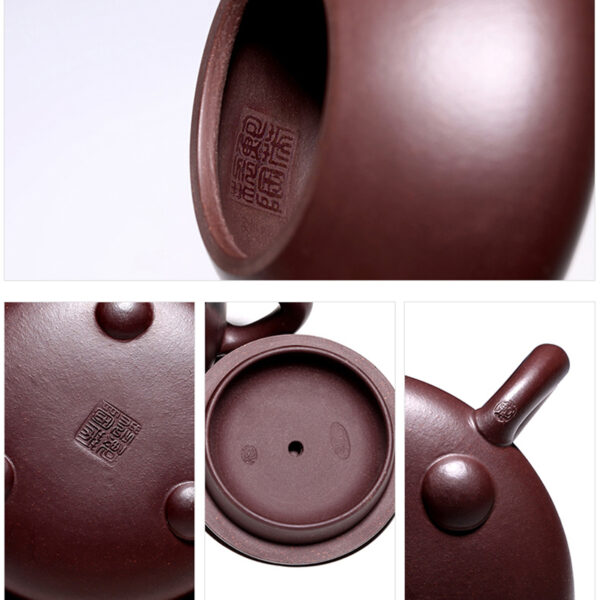 TSB6BB016 6 Classic Shi Piao Yixing Teapot Purple Clay 7.1 Oz